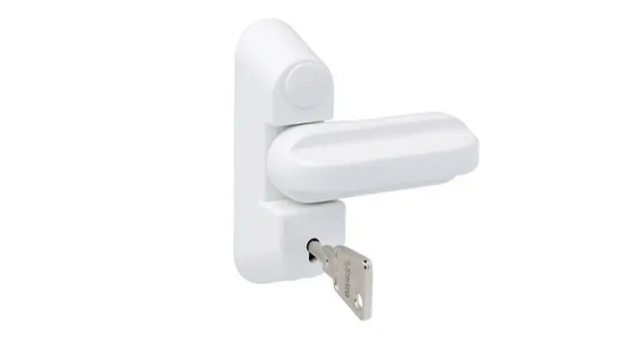 Фото: пластиковый фиксатор с ключом